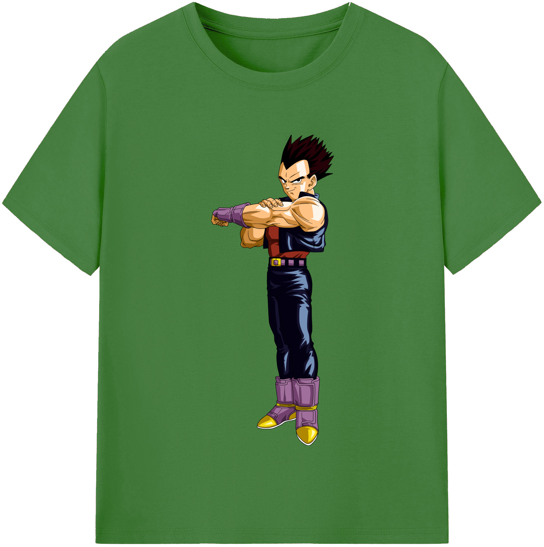 （画像用） ドラゴンボール ベジータ四世（Bejīta Yonsei）DRAGON BALL Vegeta IV レディースカジュアルプリントTシャツ（綿100％）